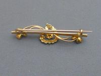 Edwardian 15ct Gold & Pearl Heart Brooch (3 of 5) Edwardian 15ct Gold & Pearl Heart Brooch (3 of 5)
