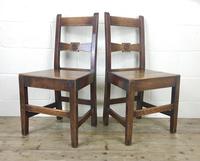 Pair of Antique Oak Bar Back Farmhouse Chairs (14 of 14) Pair of Antique Oak Bar Back Farmhouse Chairs (14 of 14)