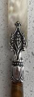 Victorian Agate, Silver & Mother of Pearl Letter Opener (3 of 6) Victorian Agate, Silver & Mother of Pearl Letter Opener (3 of 6)