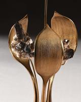 Impressive 1970 Gilt Bronze and Quartz Lamp by Willy Daro (8 of 10) Impressive 1970 Gilt Bronze and Quartz Lamp by Willy Daro (8 of 10)