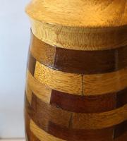 Large Vintage Wooden Segment Table Lamp (2 of 6) Large Vintage Wooden Segment Table Lamp (2 of 6)