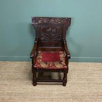 Quality Antique Oak Wainscot Chair (5 of 10) Quality Antique Oak Wainscot Chair (5 of 10)
