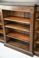 Antique Oak Breakfront Bookcase (5 of 11) Antique Oak Breakfront Bookcase (5 of 11)