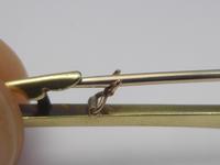 Art Deco, 15ct Gold Diamond & Sapphire Brooch (7 of 7) Art Deco, 15ct Gold Diamond & Sapphire Brooch (7 of 7)