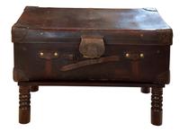Leather Suitcase on Later Stand (2 of 8) Leather Suitcase on Later Stand (2 of 8)