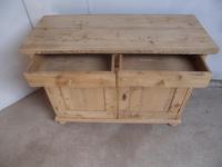 Victorian Large Antique Pine 2 Door 2 Drawer Dresser Base to wax / paint (7 of 9) Victorian Large Antique Pine 2 Door 2 Drawer Dresser Base to wax / paint (7 of 9)