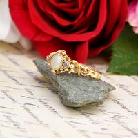 The Antique Victorian 1862 Pearl & Rose Cut Ornate Diamond Ring (3 of 8) The Antique Victorian 1862 Pearl & Rose Cut Ornate Diamond Ring (3 of 8)