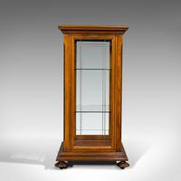 Antique Shop Display Cabinet, English, Oak, Walnut, Showcase, Edwardian c.1910 (8 of 10) Antique Shop Display Cabinet, English, Oak, Walnut, Showcase, Edwardian c.1910 (8 of 10)