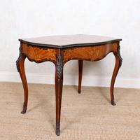 Serpentine Writing Table Louis XVI Style Inlaid Kingwood (4 of 19) Serpentine Writing Table Louis XVI Style Inlaid Kingwood (4 of 19)