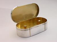 American Sterling Silver & Enamel Double Stamp Roll Dispenser Box by The Thomae Company, Attleboro, Massachusetts, U.S.A c.1932 (12 of 12) American Sterling Silver & Enamel Double Stamp Roll Dispenser Box by The Thomae Company, Attleboro, Massachusetts, U.S.A c.1932 (12 of 12)