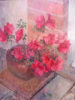 Oil on Board Azaelas in a Pot Listed Artist Richard Sorrell RWS (12 of 12) Oil on Board Azaelas in a Pot Listed Artist Richard Sorrell RWS (12 of 12)