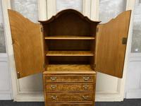 Burr Walnut Cupboard Over Chest (13 of 15) Burr Walnut Cupboard Over Chest (13 of 15)