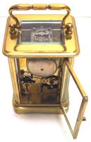 Good Antique French 8-day Carriage Clock Bevelled Case with Bell Alarm Feature (12 of 13) Good Antique French 8-day Carriage Clock Bevelled Case with Bell Alarm Feature (12 of 13)