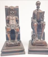Black Forest Carved Bookends Don Quixote & Sancho Panza (3 of 9) Black Forest Carved Bookends Don Quixote & Sancho Panza (3 of 9)