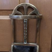 Brass Door Porter - Door Stop - In Shape of a Stick Stand (6 of 8) Brass Door Porter - Door Stop - In Shape of a Stick Stand (6 of 8)