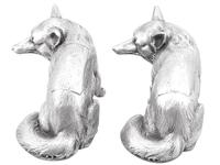 Sterling Silver Fox Boxes - George V 1926 (2 of 12) Sterling Silver Fox Boxes - George V 1926 (2 of 12)