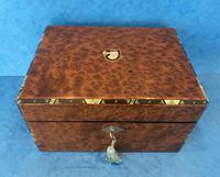 Victorian Burr Cedar Jewellery Box (4 of 11) Victorian Burr Cedar Jewellery Box (4 of 11)