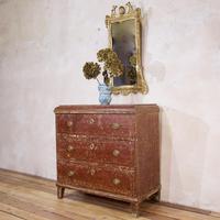 18th Century Gustavian Original Painted Commode - Red (2 of 15) 18th Century Gustavian Original Painted Commode - Red (2 of 15)