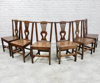 Set of 6 Georgian Welsh Oak Dining Chairs (8 of 8) Set of 6 Georgian Welsh Oak Dining Chairs (8 of 8)