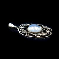 Vintage Moonstone Sterling Silver Drop Pendant Arts & Crafts (6 of 10) Vintage Moonstone Sterling Silver Drop Pendant Arts & Crafts (6 of 10)