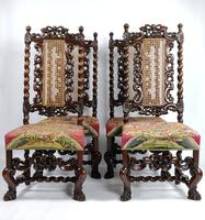 Fine Set of Four Late 17th - Early 18th Century Walnut Chairs (14 of 14) Fine Set of Four Late 17th - Early 18th Century Walnut Chairs (14 of 14)