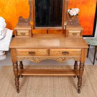Dressing Table Burr Walnut Mirrored 19th Century (2 of 9) Dressing Table Burr Walnut Mirrored 19th Century (2 of 9)