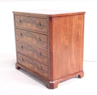 19th Century Continental Flame Mahogany Chest of Drawers (2 of 12) 19th Century Continental Flame Mahogany Chest of Drawers (2 of 12)