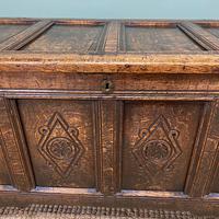 17th Century Period Oak Antique Carved Coffer (2 of 8) 17th Century Period Oak Antique Carved Coffer (2 of 8)