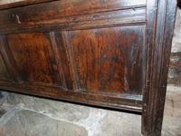 Early Oak Paneled Front Coffer (6 of 7) Early Oak Paneled Front Coffer (6 of 7)