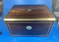 Georgian Rosewood Brassbound Vanity Box (10 of 34) Georgian Rosewood Brassbound Vanity Box (10 of 34)