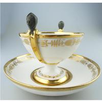 Extremely Rare Dihl / Old Paris Porcelain Bowl & Saucer c.1795 (5 of 11) Extremely Rare Dihl / Old Paris Porcelain Bowl & Saucer c.1795 (5 of 11)