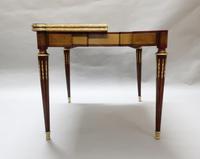French Louis XVI Style Marquetry Card Occasional Table (5 of 13) French Louis XVI Style Marquetry Card Occasional Table (5 of 13)