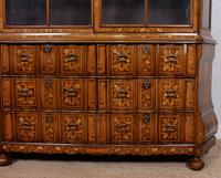 Dutch Bombe Bookcase Vitrine Display Cabinet on Chest Glazed (11 of 17) Dutch Bombe Bookcase Vitrine Display Cabinet on Chest Glazed (11 of 17)