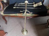Glorious Fire Tools Set on Stand Solid Brass (6 of 9) Glorious Fire Tools Set on Stand Solid Brass (6 of 9)