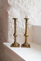 18th Century Georgian Brass Candlesticks (2 of 10) 18th Century Georgian Brass Candlesticks (2 of 10)
