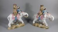 Victorian Dresden Porcelain Elephant Pastille Burner fairing x2 rare (12 of 19) Victorian Dresden Porcelain Elephant Pastille Burner fairing x2 rare (12 of 19)