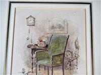 Fine antique watercolour, manner of George Goodwin Kilburne, c1900, framed (7 of 7) Fine antique watercolour, manner of George Goodwin Kilburne, c1900, framed (7 of 7)