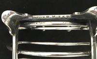 Art Nouveau Silver Plated Seven Bar Toast Rack (4 of 4) Art Nouveau Silver Plated Seven Bar Toast Rack (4 of 4)