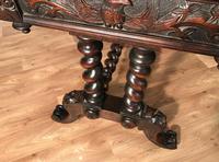 Victorian Carved Oak Desk Library Table (16 of 25) Victorian Carved Oak Desk Library Table (16 of 25)