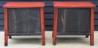 Excellent Pair of Chinese Red Lacquered Cabinets / Cupboards c.1900 (10 of 15) Excellent Pair of Chinese Red Lacquered Cabinets / Cupboards c.1900 (10 of 15)