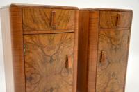 Pair of Art Deco Figured Walnut Bedside Cabinets (3 of 10) Pair of Art Deco Figured Walnut Bedside Cabinets (3 of 10)