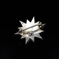 Antique Victorian Old Cut Paste Sterling Silver Star Brooch Pin (7 of 8) Antique Victorian Old Cut Paste Sterling Silver Star Brooch Pin (7 of 8)