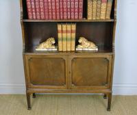 Antique Mahogany Waterfall Bookcase Cabinet (7 of 9) Antique Mahogany Waterfall Bookcase Cabinet (7 of 9)