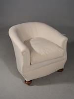 Attractive Early 20th Century Horseshoe Shaped Drawing Room Chair (2 of 4) Attractive Early 20th Century Horseshoe Shaped Drawing Room Chair (2 of 4)