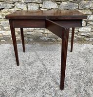 Antique Georgian Mahogany Fold Over Tea Table (18 of 27) Antique Georgian Mahogany Fold Over Tea Table (18 of 27)
