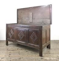 Antique 18th Century Oak Coffer With Carved Front (15 of 16) Antique 18th Century Oak Coffer With Carved Front (15 of 16)