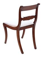 Set of 4 Regency C1825 mahogany dining chairs 19th Century (7 of 8) Set of 4 Regency C1825 mahogany dining chairs 19th Century (7 of 8)