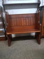 Small Antique Church Pew (2 of 5) Small Antique Church Pew (2 of 5)