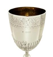Antique Victorian Sterling Silver 8" Wine Goblet 1894 (7 of 9) Antique Victorian Sterling Silver 8" Wine Goblet 1894 (7 of 9)
