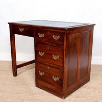 Edwardian Oak Pedestal Writing Desk (11 of 12) Edwardian Oak Pedestal Writing Desk (11 of 12)